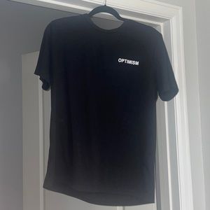 Mens Black optimism shirt
